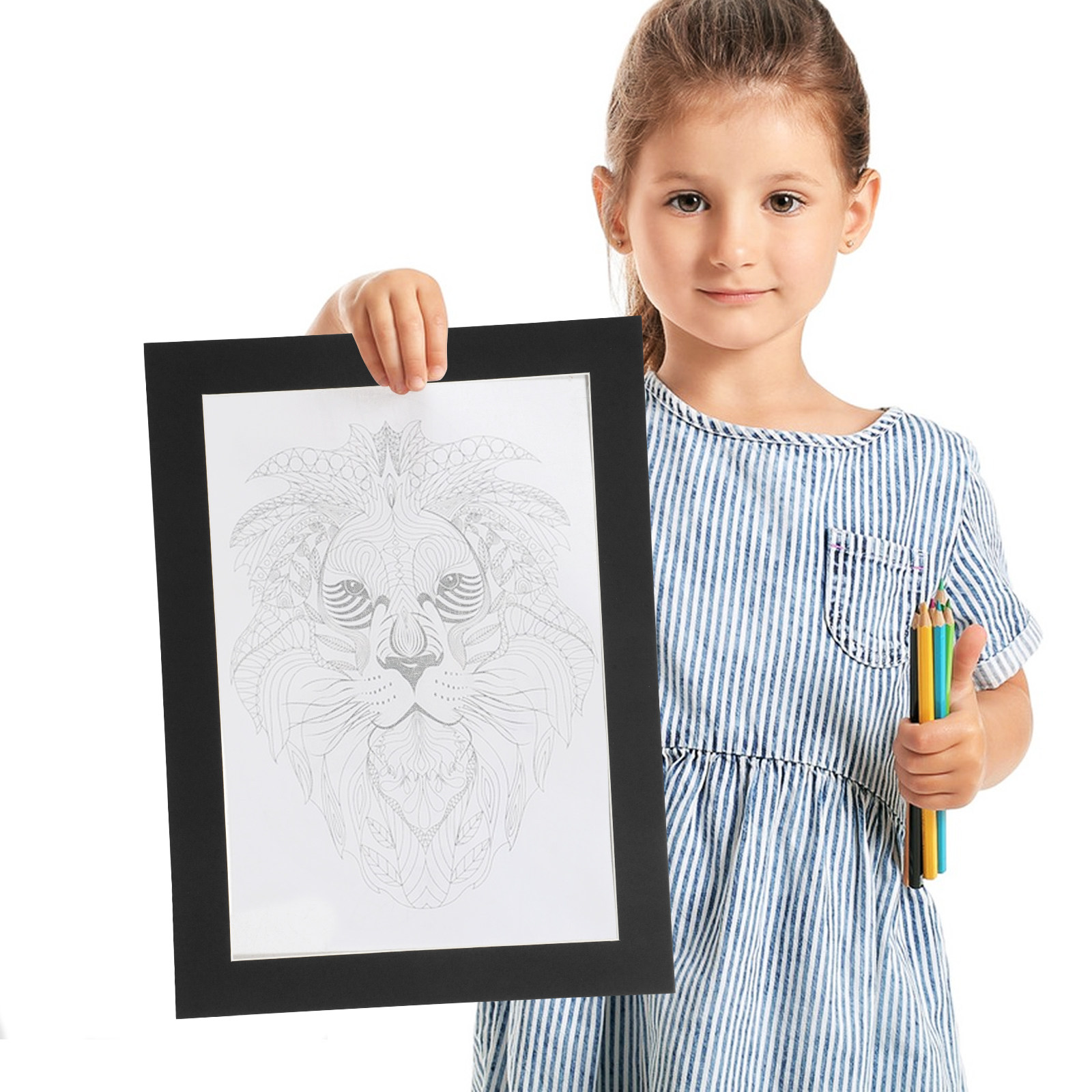 12Pcs Childrens Artwork Frames - Art Craft Gallery ulasan dan harga