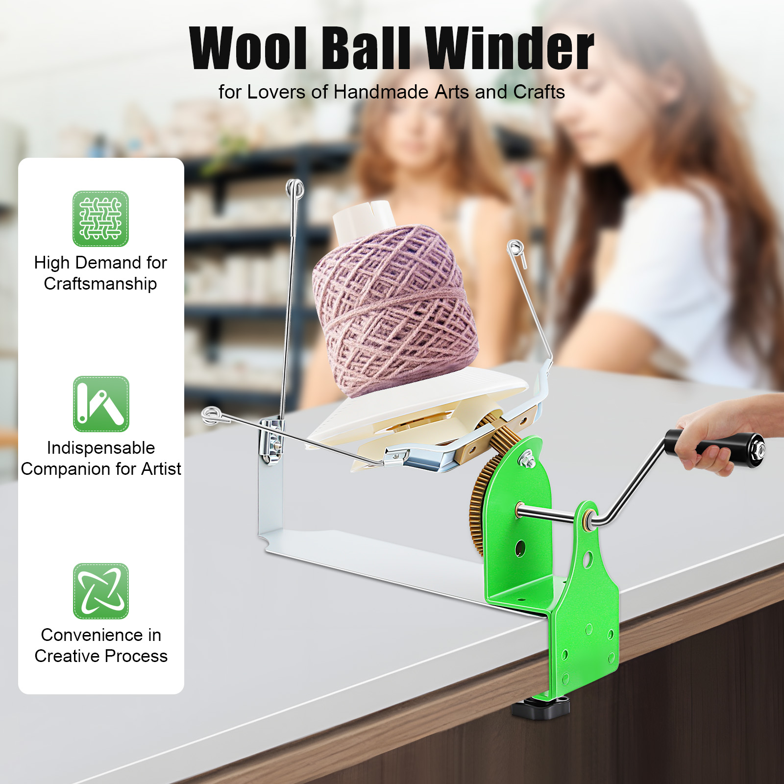 Portable Wool Ball Winder 400- - Art And Craft Studio ulasan dan harga