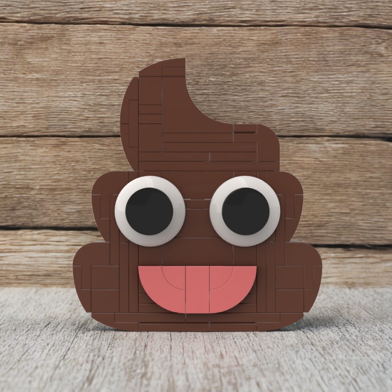 88pcs MOC Poop Emoji System Mo - Art Craft Christmas Ideas ulasan dan harga