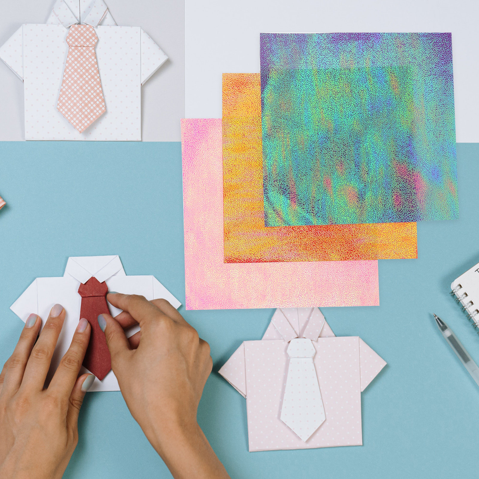 12Sheets Vivid Origami Paper S - Art Craft School ulasan dan harga