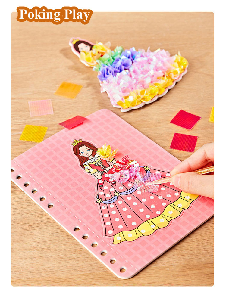 DIY Painting Sticker Craft Toy - Art Craft Girl ulasan dan harga