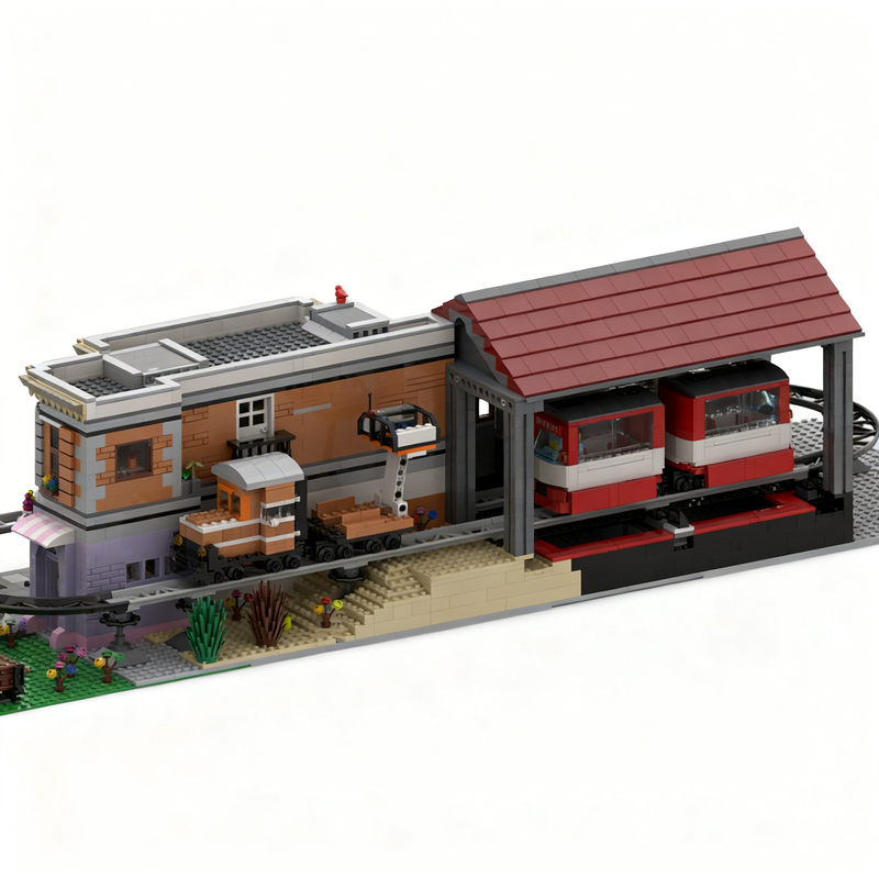 3506pcs MOC Brickpark Station  - Art Craft Christmas Ideas ulasan dan harga