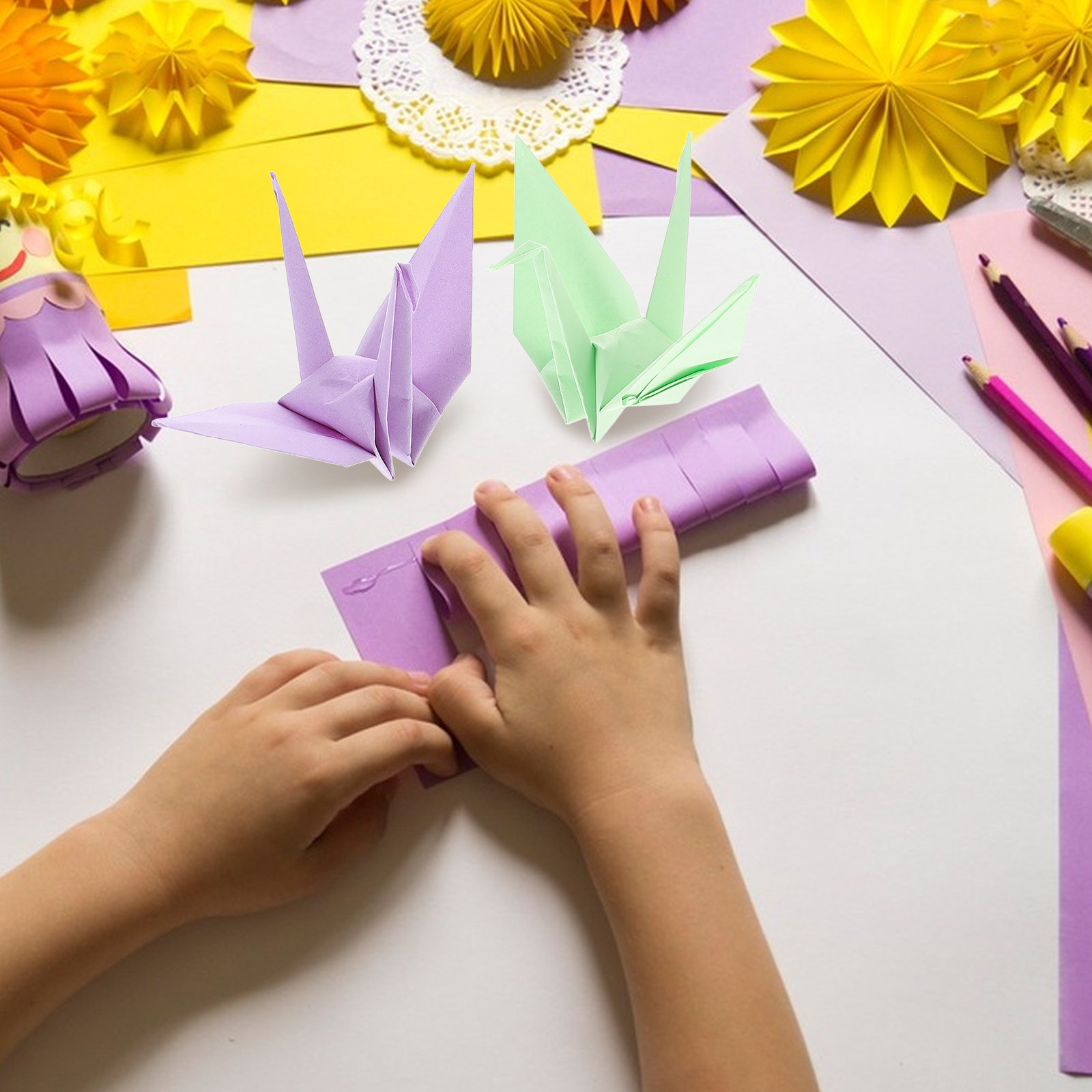100Pcs Bright Colored Construc - Art Craft School ulasan dan harga