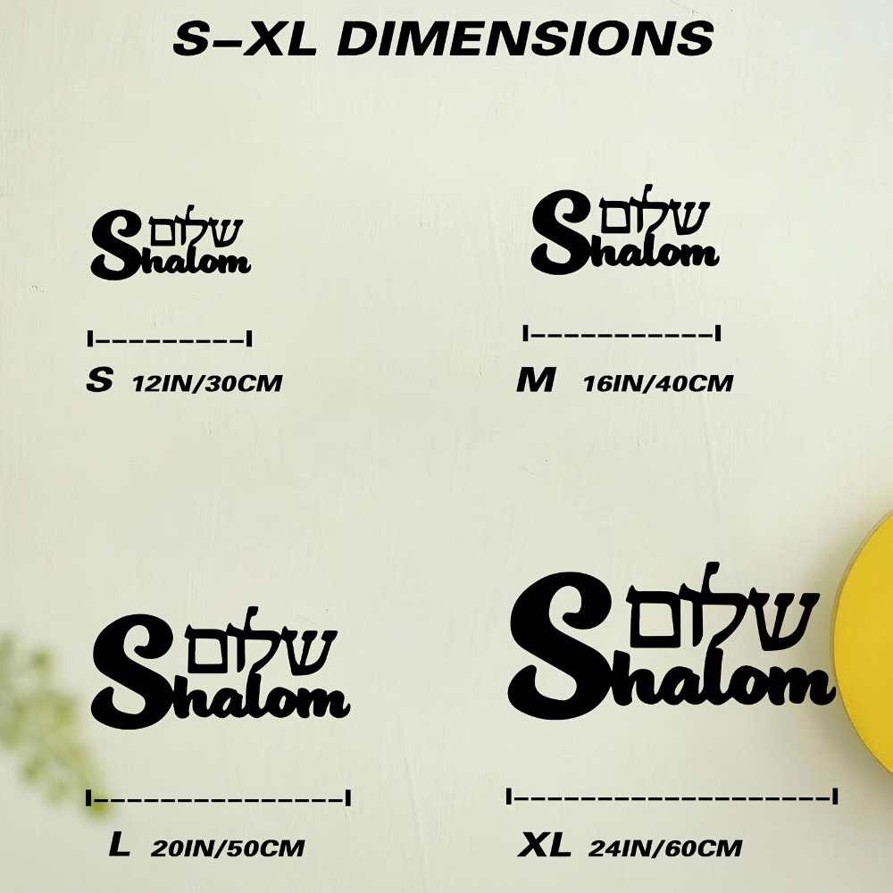 CIFBUY Metal Wall Art Shalom S - Art & Craft Village Pondicherry ulasan dan harga