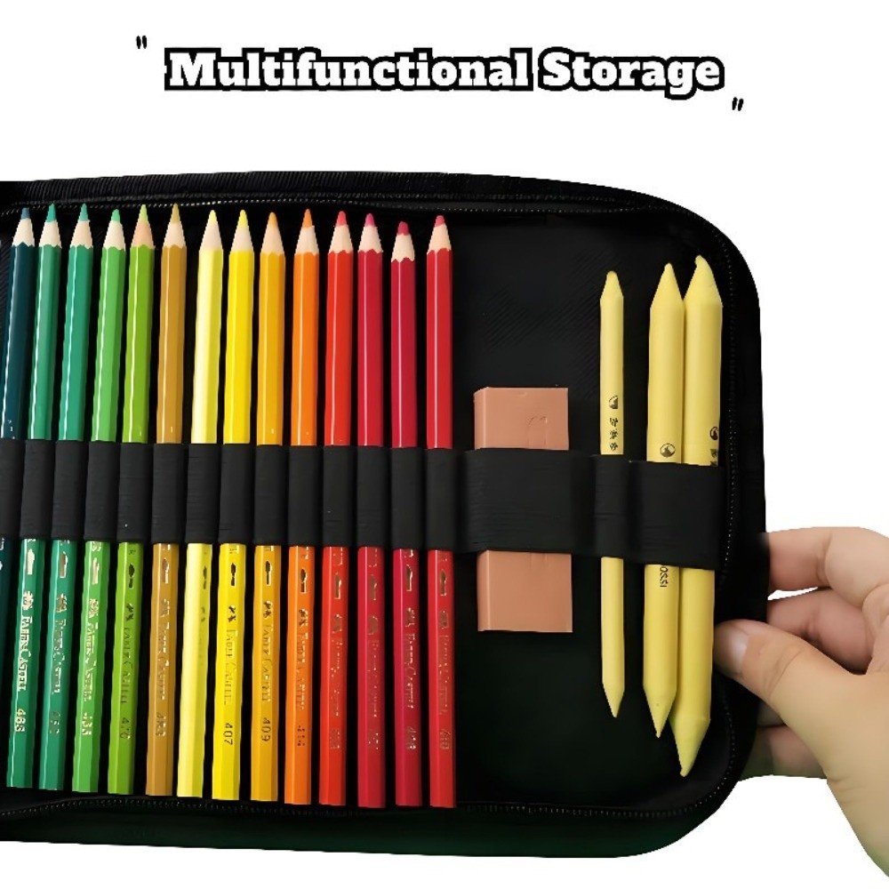 36/48/72 Hole Pen Curtain Blac - Colored Pencil Professional ulasan dan harga