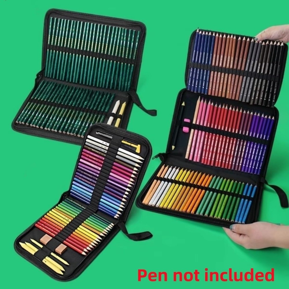 36/48/72 Hole Pen Curtain Blac - Colored Pencil Professional ulasan dan harga