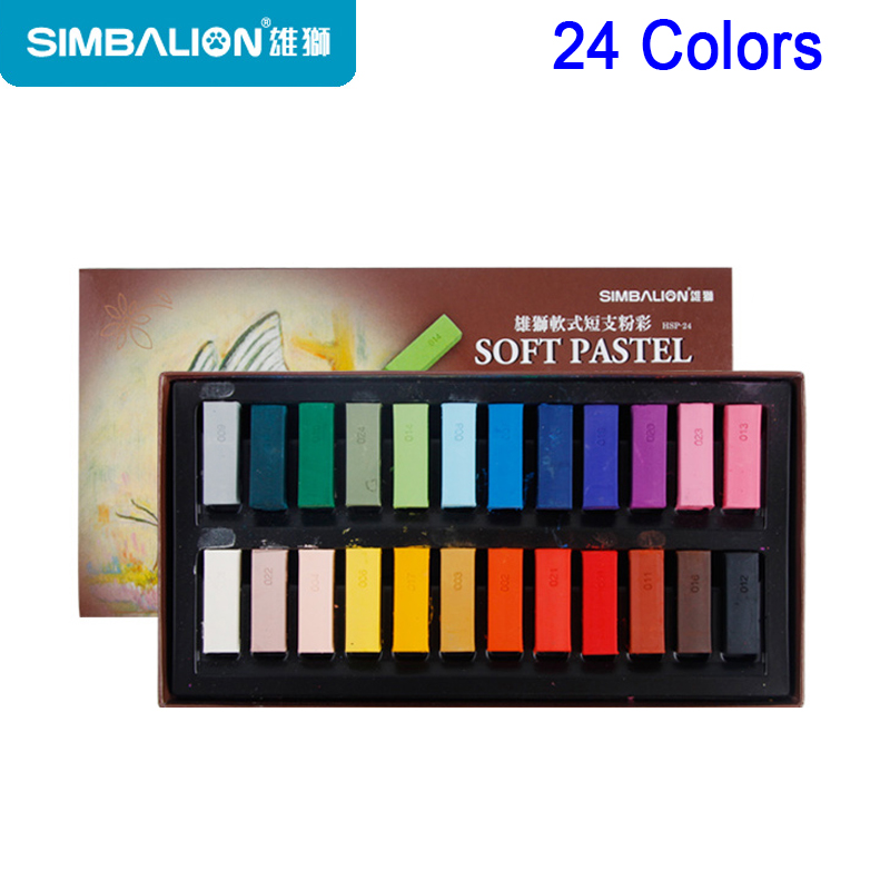 Simbalion  24/48 Colors Soft P - Chalk Pastel Set ulasan dan harga