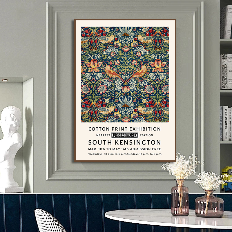 Classic Vintage Wall Art Willi - Art Craft William Morris ulasan dan harga
