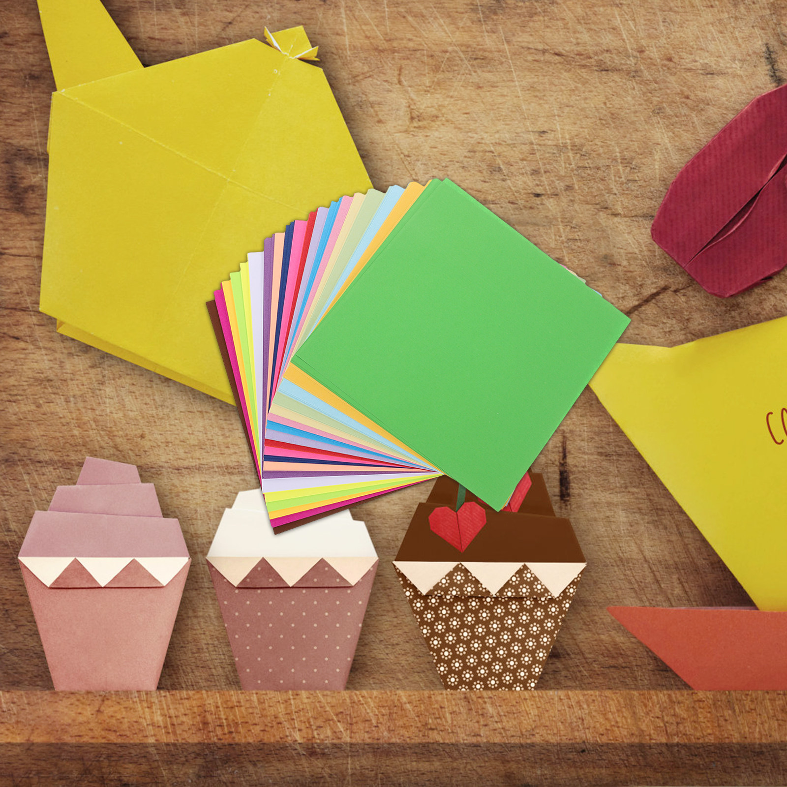 600Sheets Square Origami Paper - Art Craft School ulasan dan harga