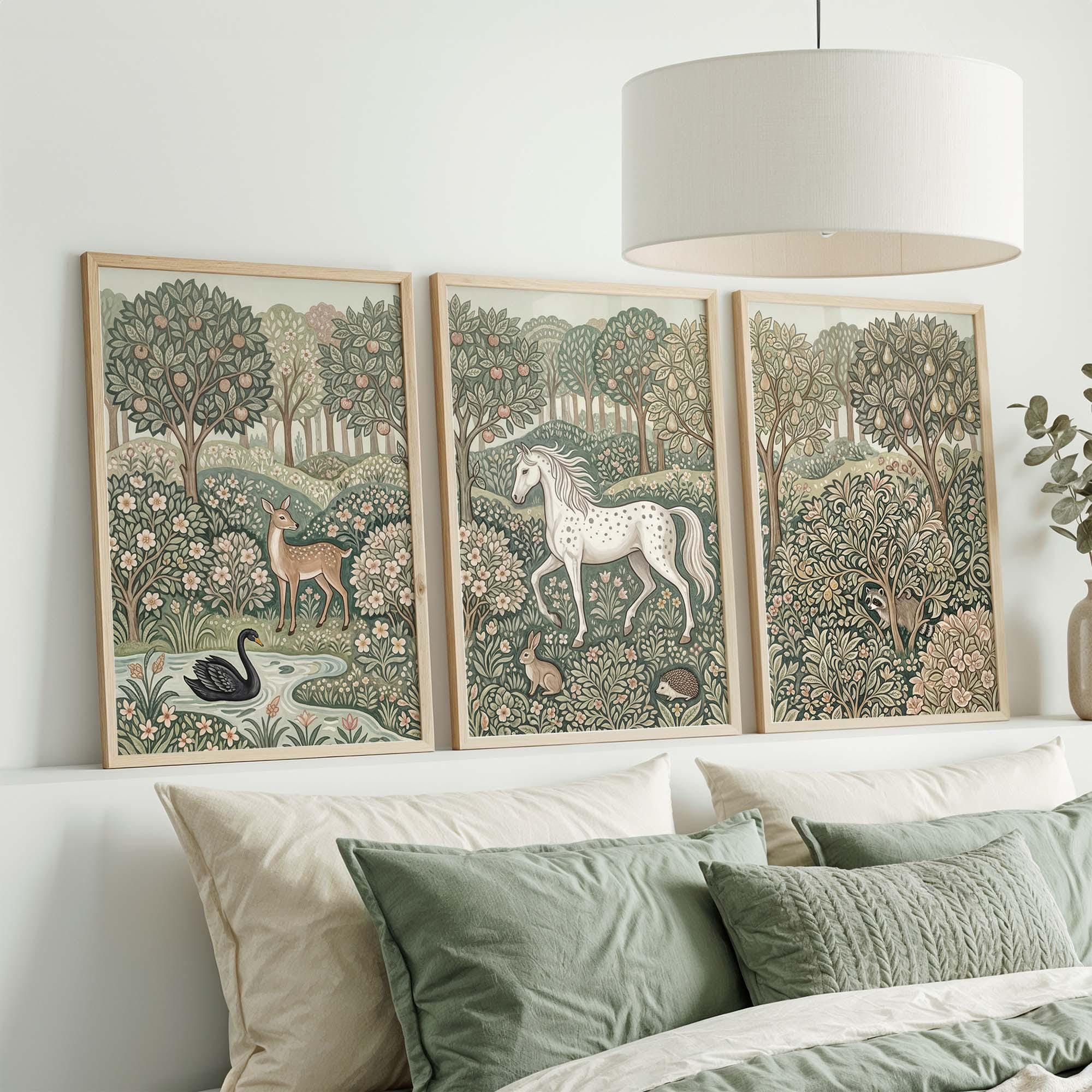 William Morris Woodland Wall A - Art Craft William Morris ulasan dan harga