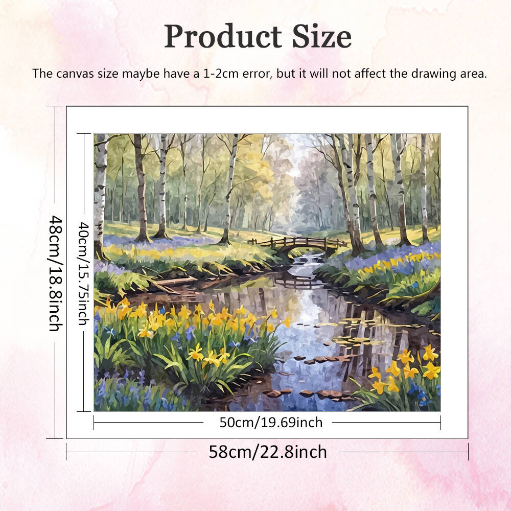DIY Painting By Numbers Landsc - Art Craft Number ulasan dan harga
