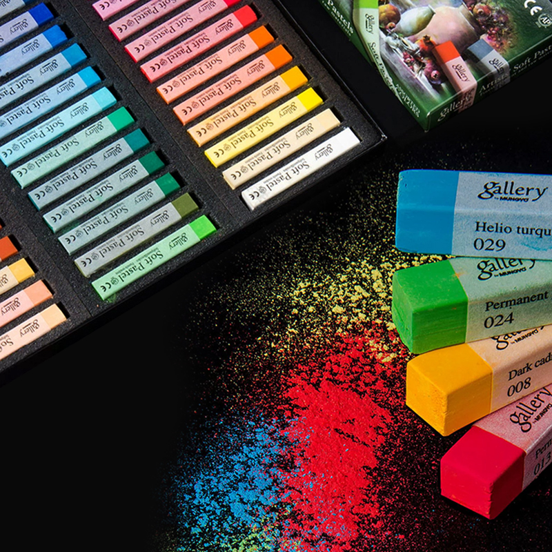MUNGYO 12/24/36/48/72Colors Oi - Chalk Pastel Set ulasan dan harga