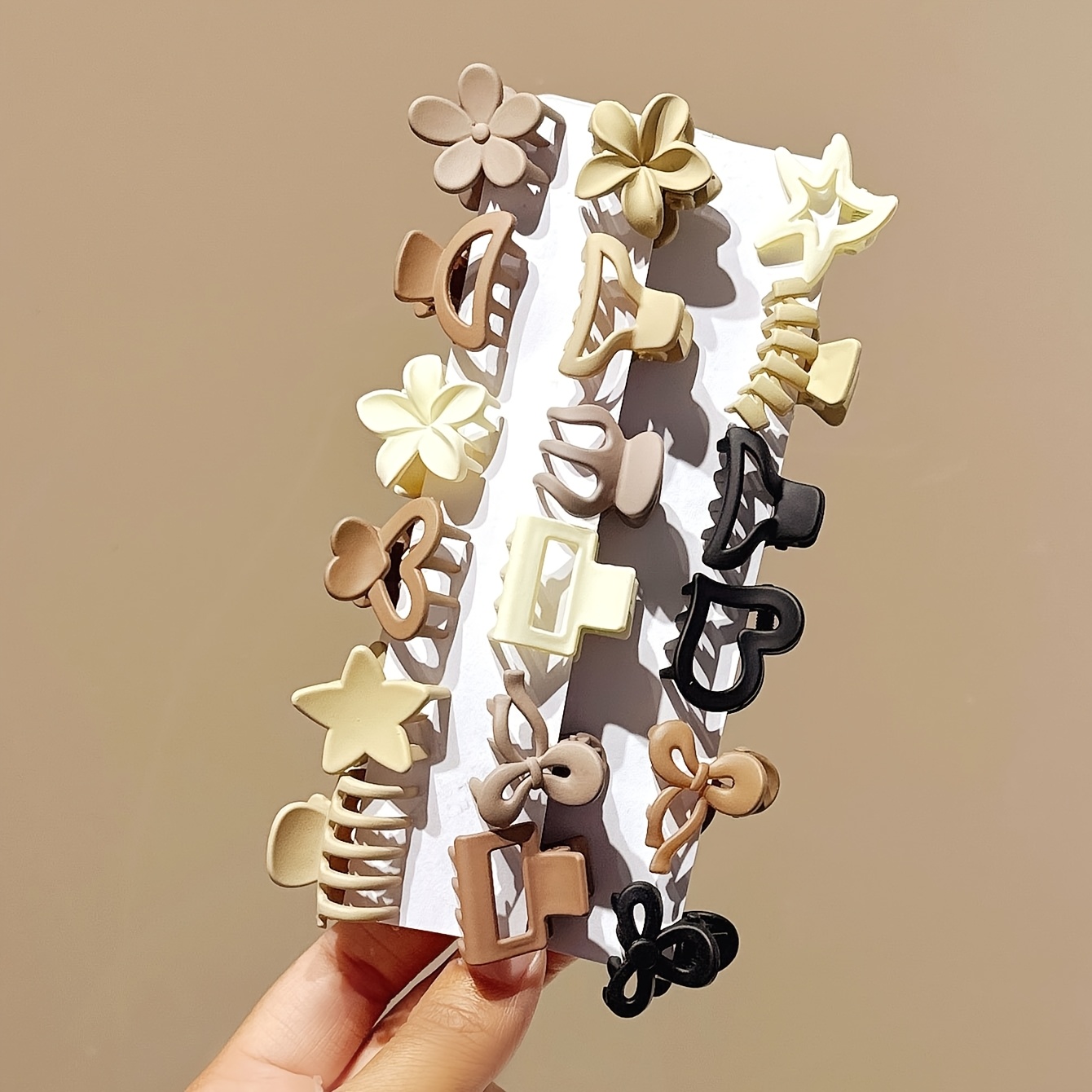 10/20/30pcs Coffee Color Mini  - Art Craft Girl ulasan dan harga