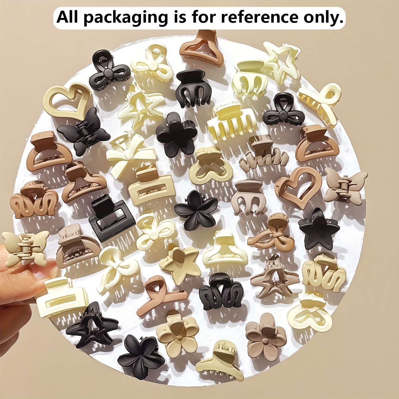 10/20/30pcs Coffee Color Mini  - Art Craft Girl ulasan dan harga