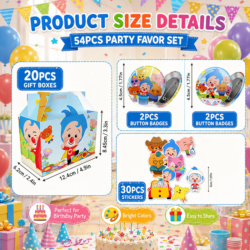 PLIM Cartoon Pattern Paper box - Art Craft Movement ulasan dan harga