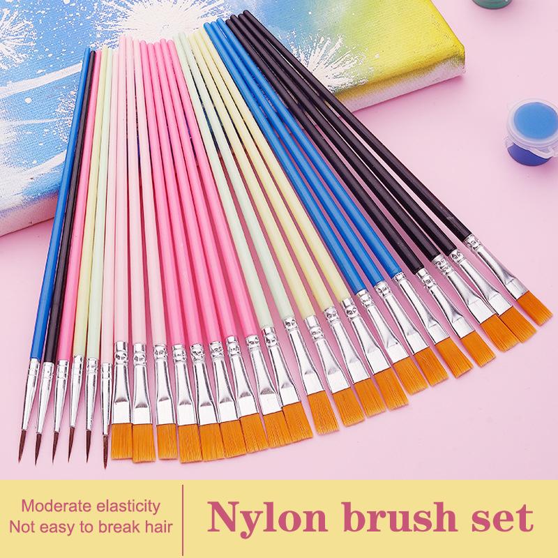 12 Pcs Painting Brushes Set Ar - Watercolor Brush Pen ulasan dan harga