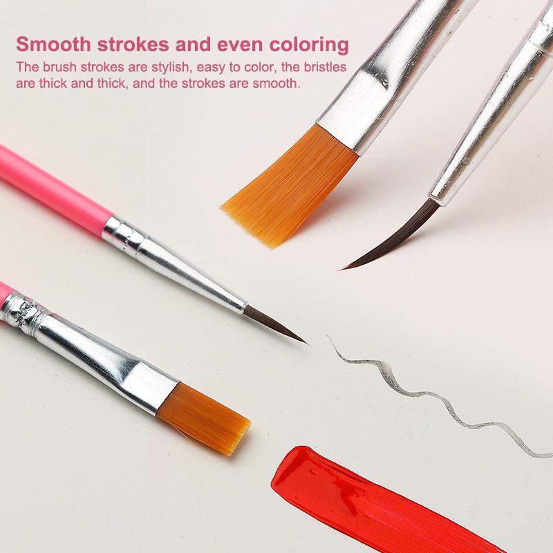 12 Pcs Painting Brushes Set Ar - Watercolor Brush Pen ulasan dan harga