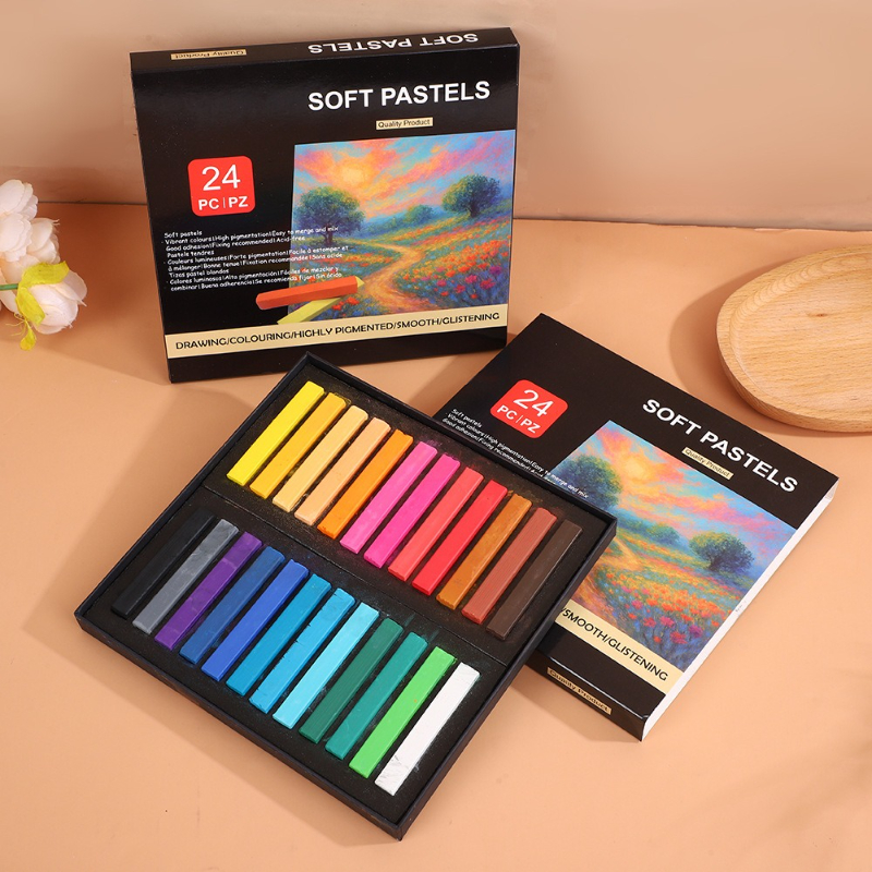 12/24 Color Chalk Soft Pastel  - Chalk Pastel Set ulasan dan harga