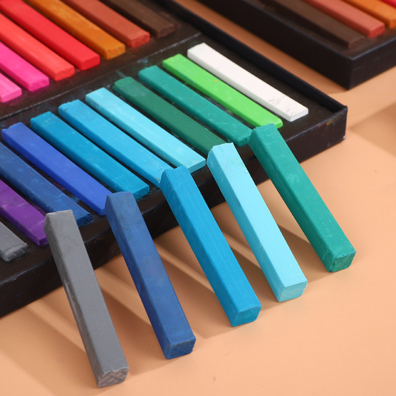 12/24 Color Chalk Soft Pastel  - Chalk Pastel Set ulasan dan harga