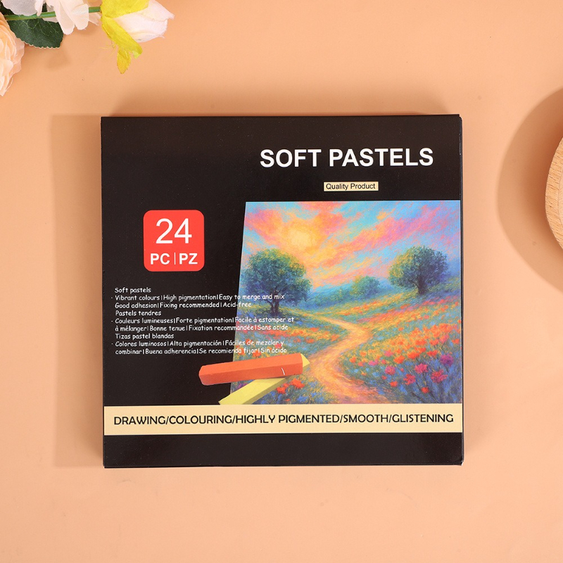 12/24 Color Chalk Soft Pastel  - Chalk Pastel Set ulasan dan harga