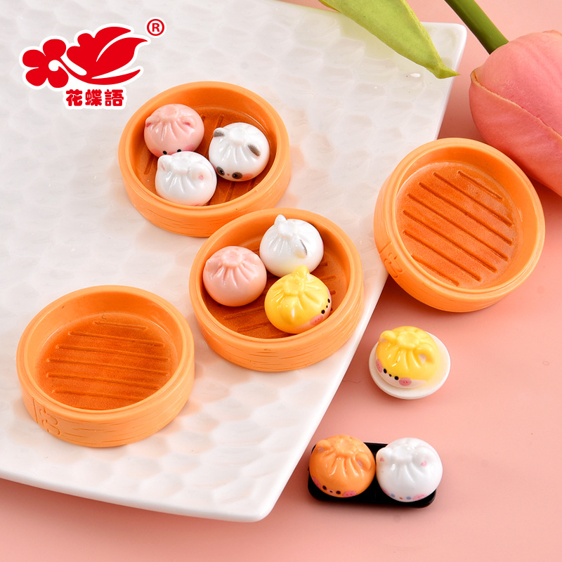 8PC Kawaii Animal Steamed Bun  - Art Craft Glue ulasan dan harga