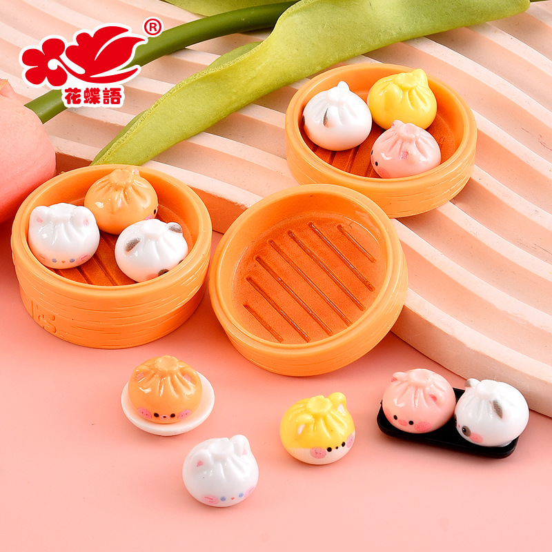 8PC Kawaii Animal Steamed Bun  - Art Craft Glue ulasan dan harga
