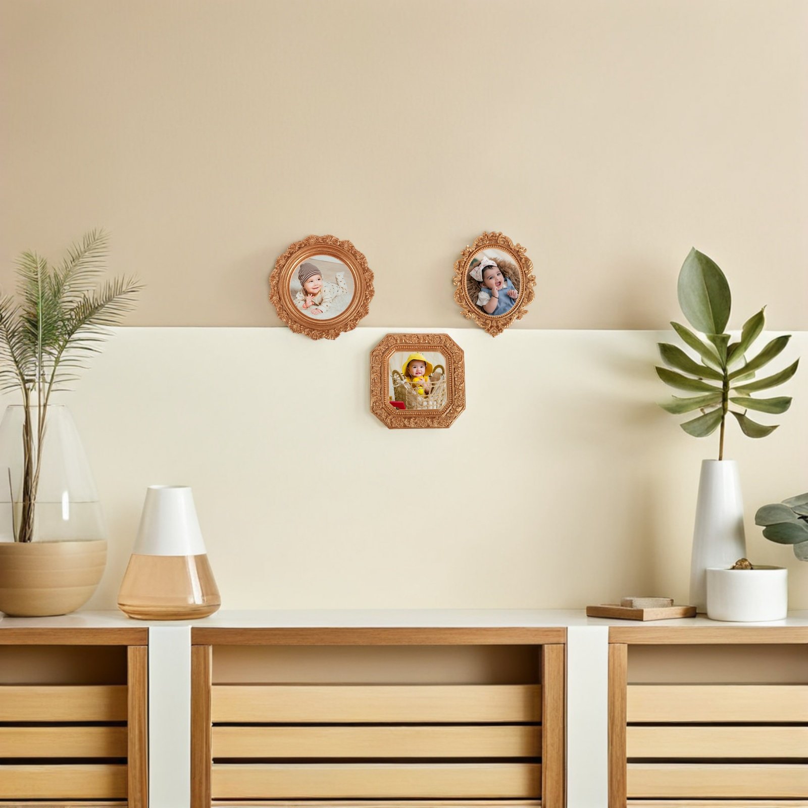 6Pcs Mini Vintage Photo Frames - Art Craft Gallery ulasan dan harga