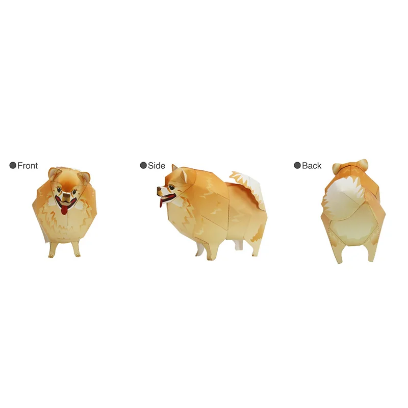 Pomeranian Dog Folding Origami - Art And Craft Nature ulasan dan harga