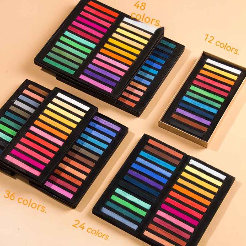 12/24/36/48 Colors Soft Master - Chalk Pastel Set ulasan dan harga