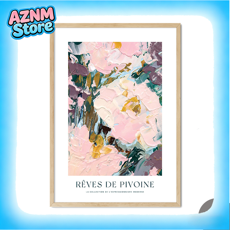 Peony Love Beige Painting Flow - Art Craft William Morris ulasan dan harga
