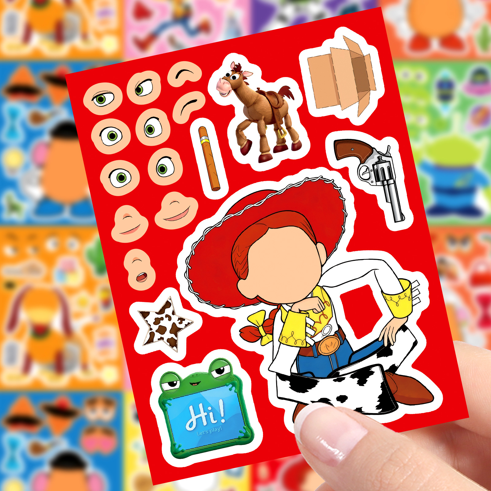 Toy Story 5 Make a Face Sticke - Art Craft Market ulasan dan harga