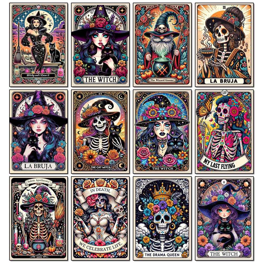 Witch Tarot Diamond Painting D - Art Craft For Adults ulasan dan harga