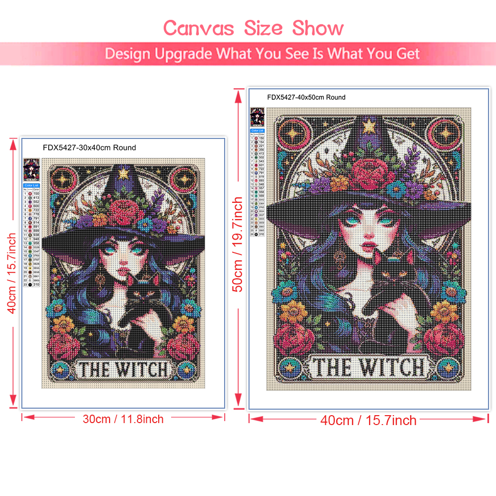 Witch Tarot Diamond Painting D - Art Craft For Adults ulasan dan harga