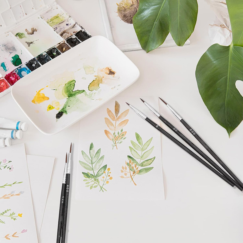 30Pcs Tiny Detail Paint Brushe - Watercolor Brush Pen ulasan dan harga
