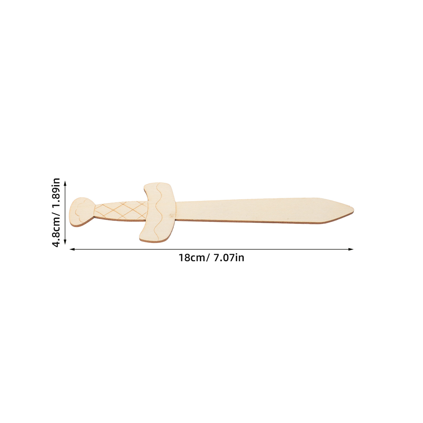 20Pcs Wooden Swords to Decorat - Art And Craft Nature ulasan dan harga