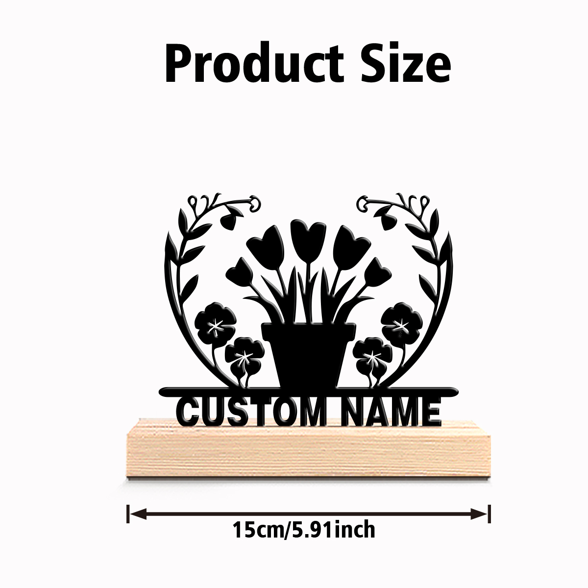 1pc flower grass Custom Text I - Art Crafting ulasan dan harga