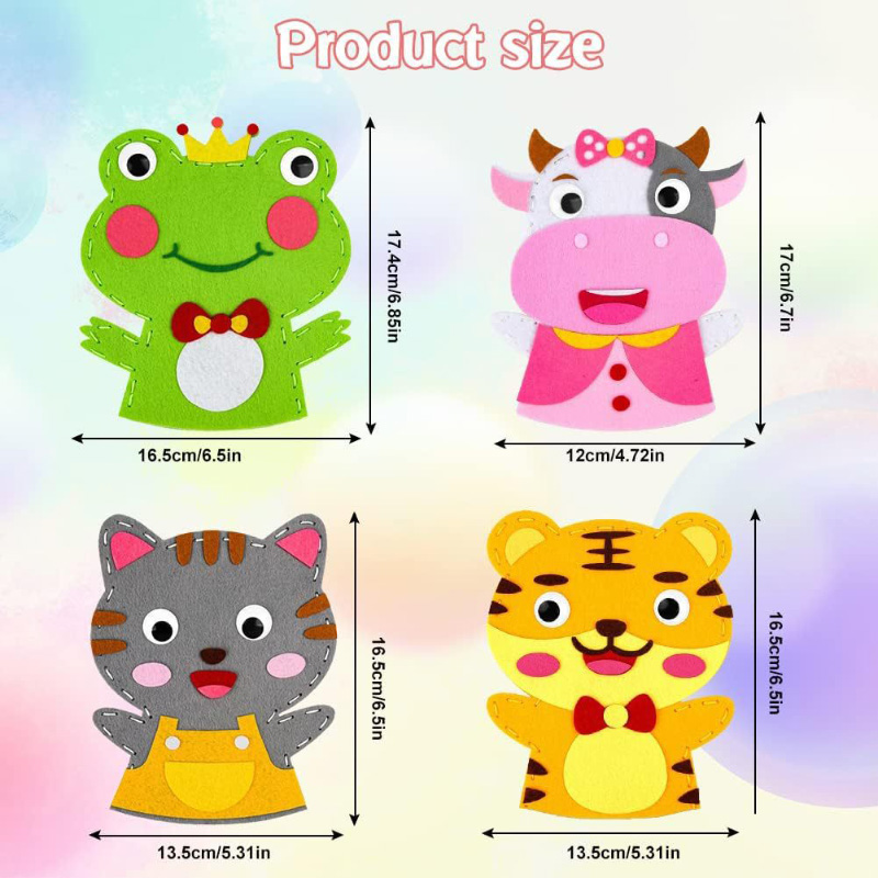 Cute Cartoon Animal Hand Puppe - Art Craft 3 Year Old ulasan dan harga