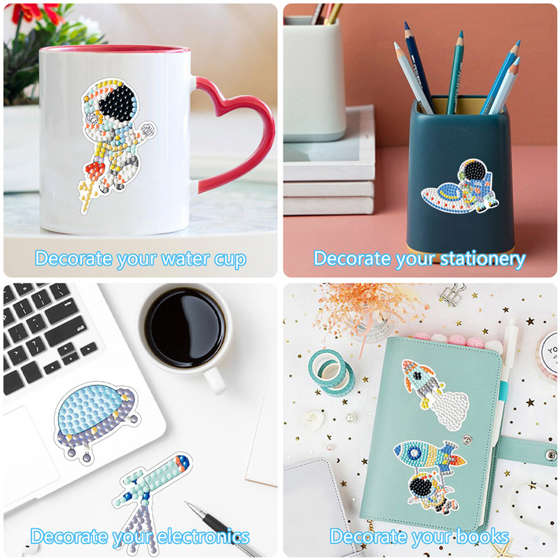 Space Diamond Art Kit For Kids - Art And Craft Rocket ulasan dan harga