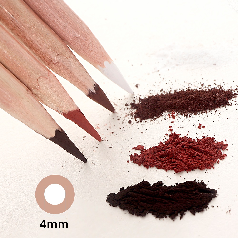 4Pcs Professional Sketch Charc - Colored Pencil Professional ulasan dan harga