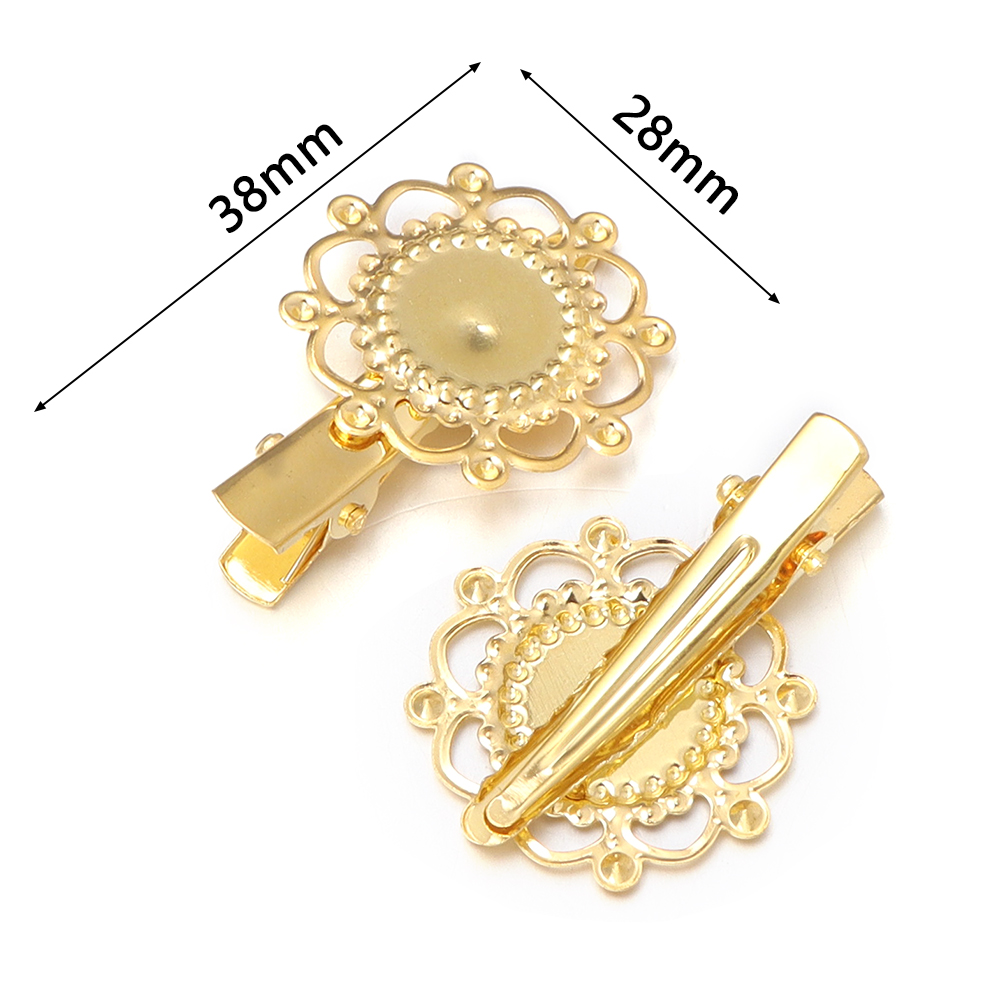 10pcs Vintage Metal Hollow Flo - Art Craft Girl ulasan dan harga
