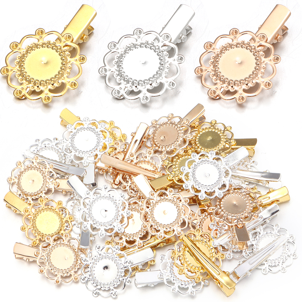 10pcs Vintage Metal Hollow Flo - Art Craft Girl ulasan dan harga