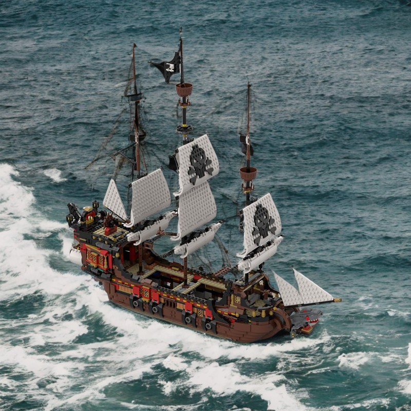 2405pcs MOC Pirates Battleship - Art Craft Christmas Ideas ulasan dan harga