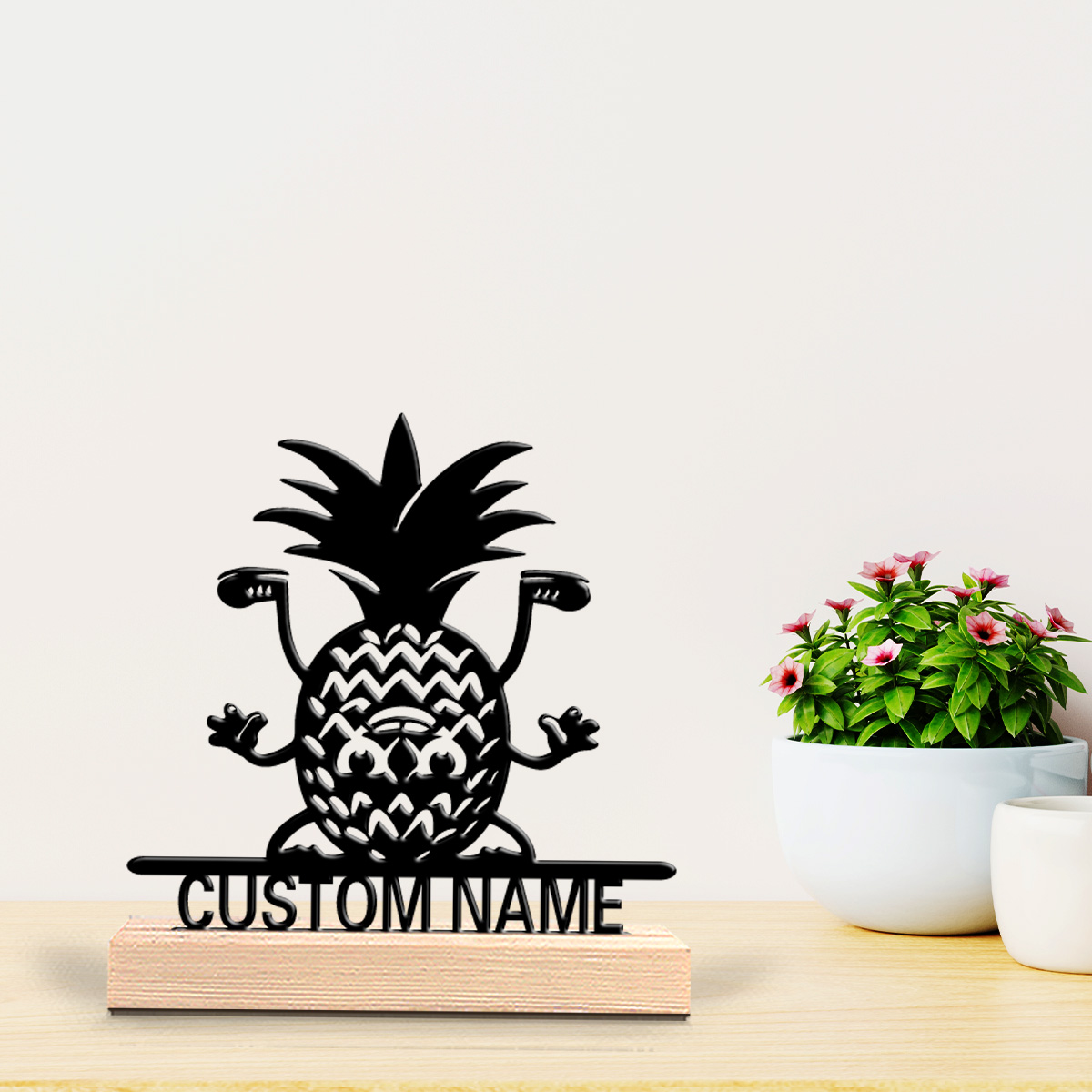 1pc Fashion Pineapple Custom N - Art Craft Girl ulasan dan harga