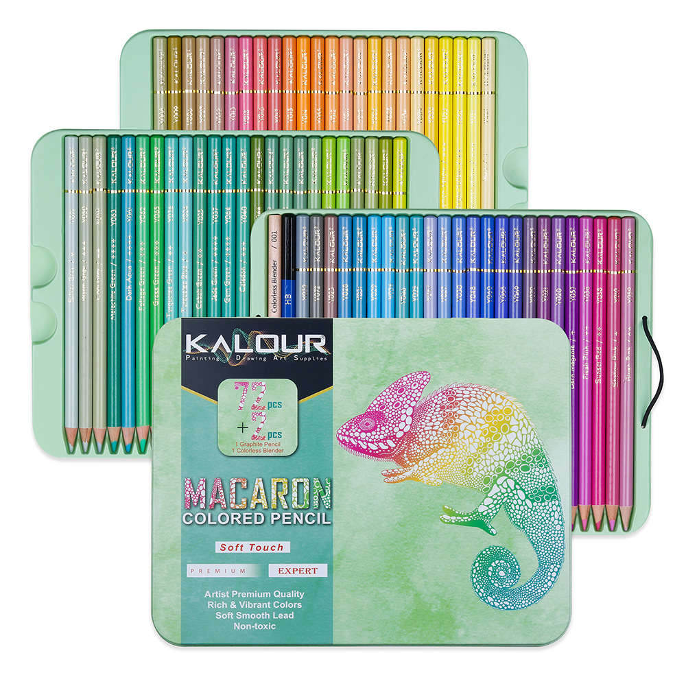 72pcs Macarons Color Pencils P - Colored Pencil Professional ulasan dan harga