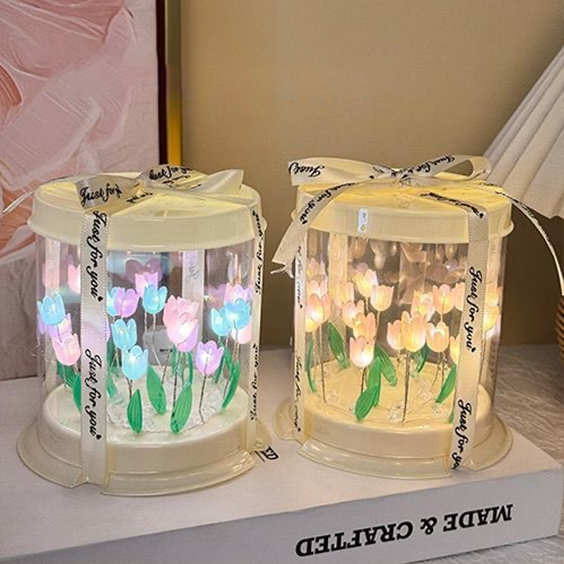 DIY Tulip Lamp Simulation Flow - Art Craft Market ulasan dan harga