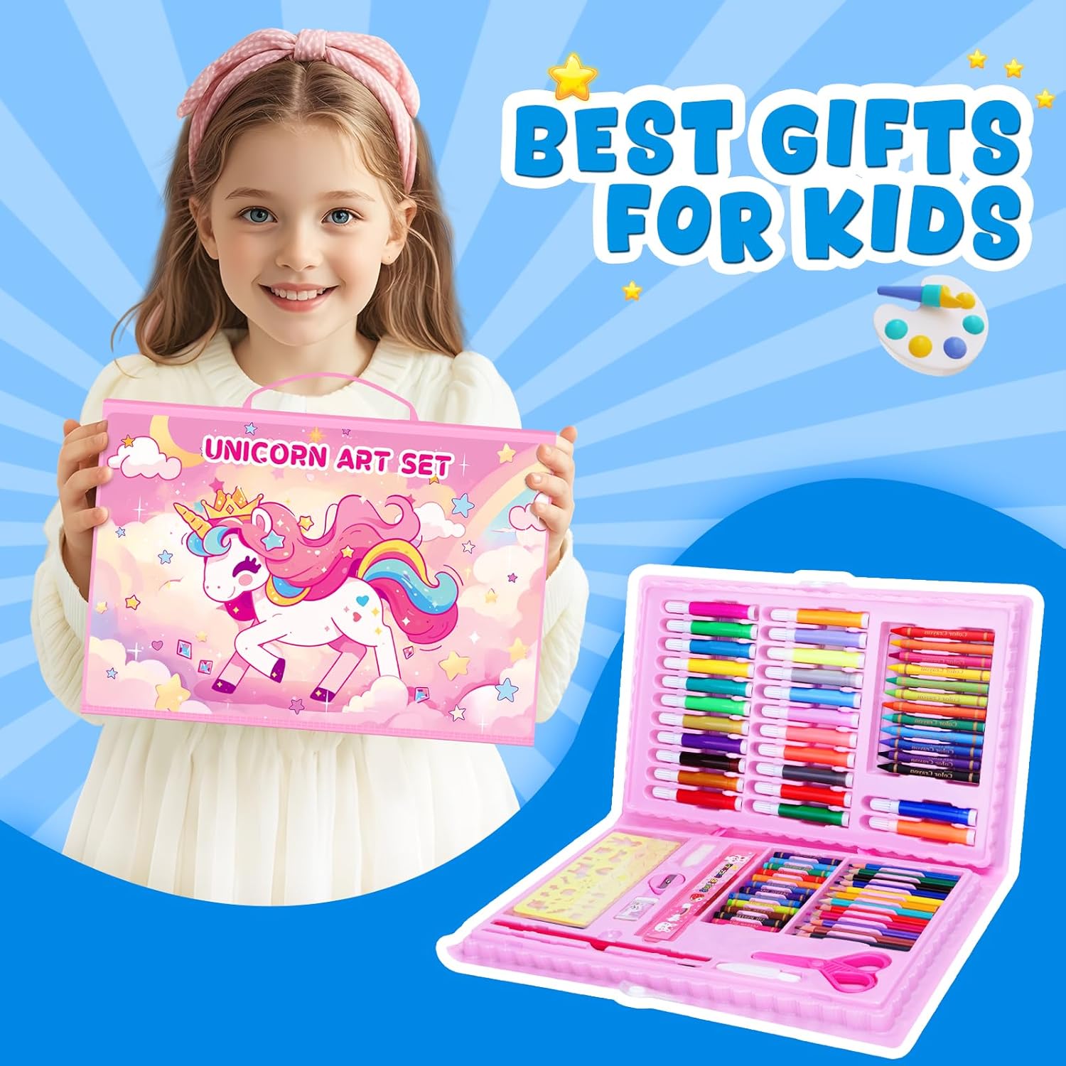 Coloring Book Set for Kids, Di - Watercolor Brush Pen ulasan dan harga