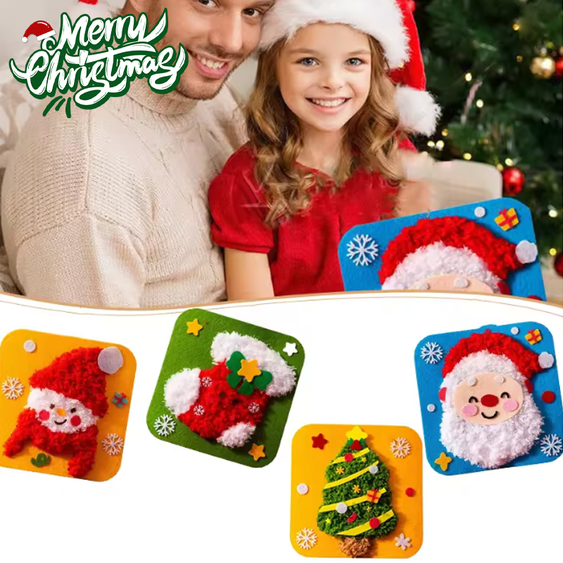 Preschool DIY Felt Art Set Edu - Art Craft Christmas Ideas ulasan dan harga