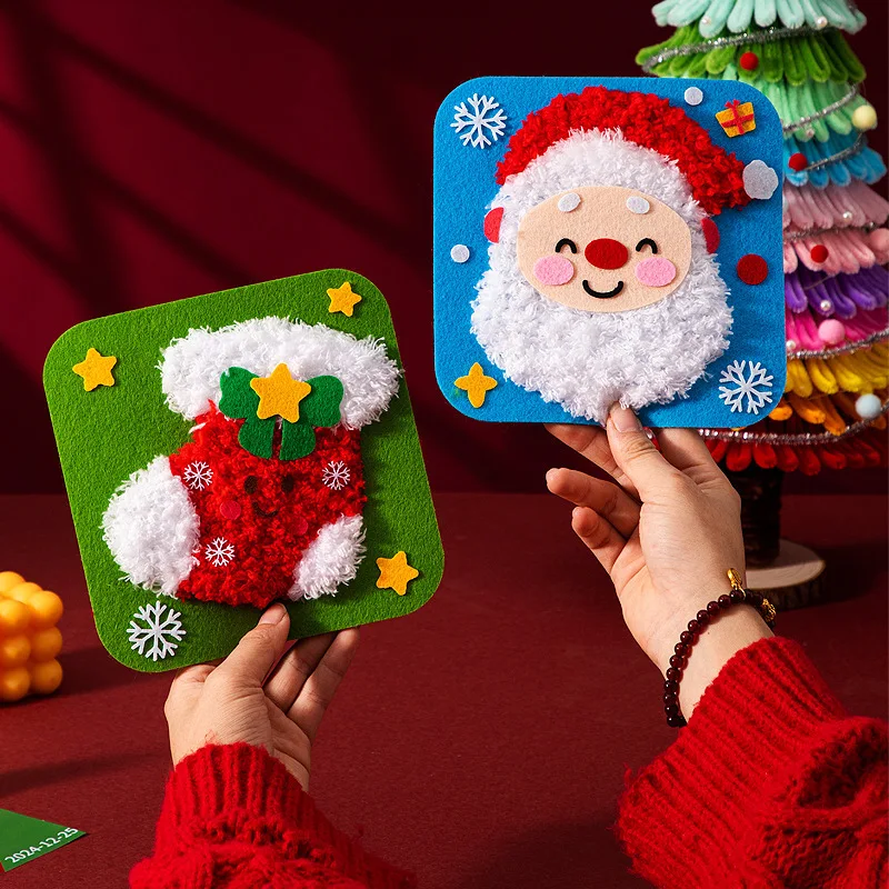 Preschool DIY Felt Art Set Edu - Art Craft Christmas Ideas ulasan dan harga