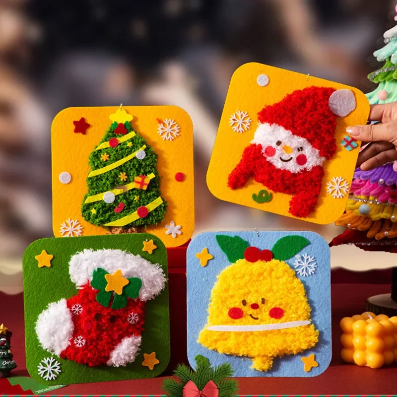 Preschool DIY Felt Art Set Edu - Art Craft Christmas Ideas ulasan dan harga