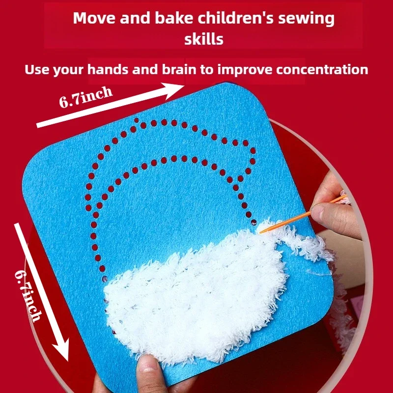 Preschool DIY Felt Art Set Edu - Art Craft Christmas Ideas ulasan dan harga